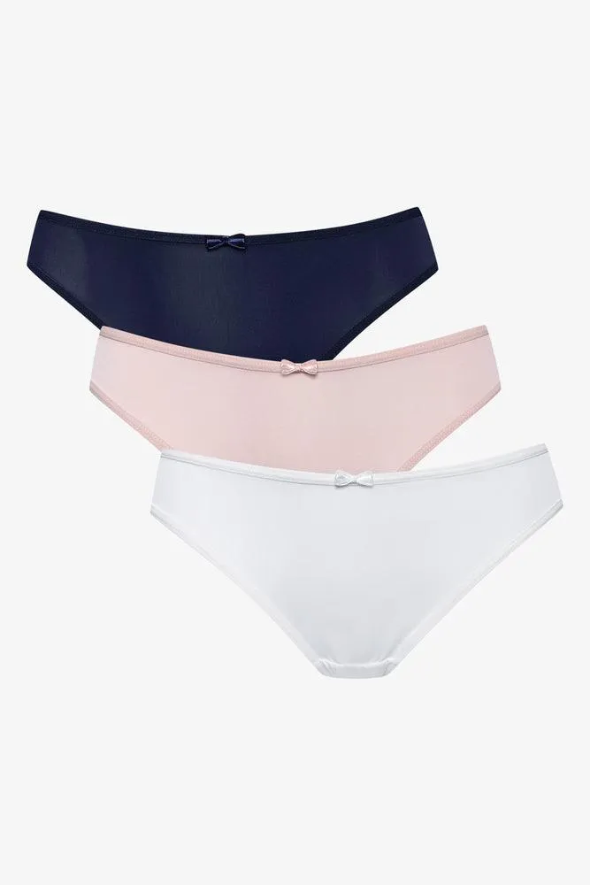 3 Packsmooth Bikini Dusty Pink