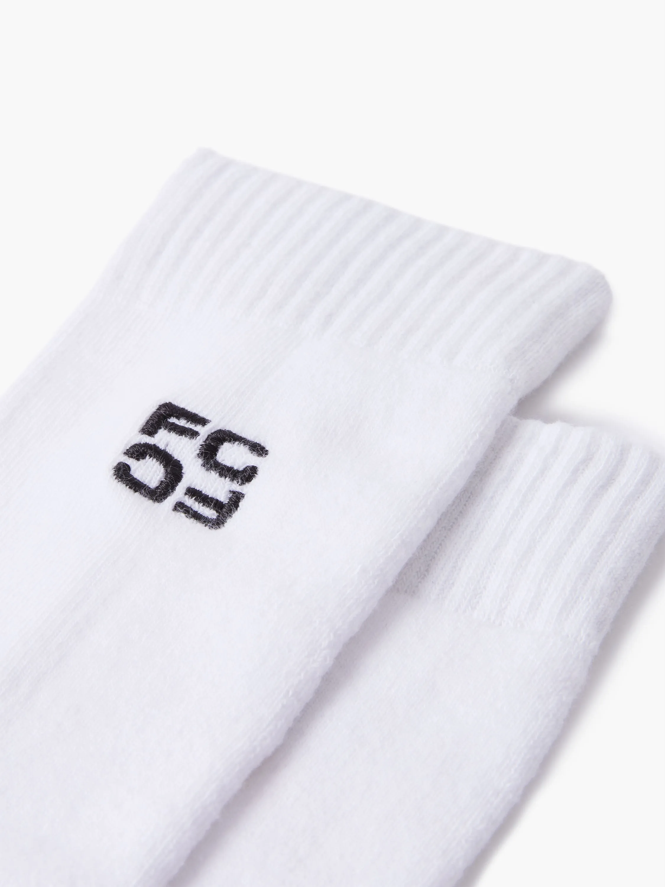 3 Pairs Embroidered Sport Socks