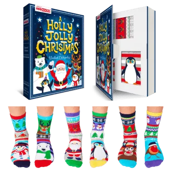 A Holly Jolly Christmas 6 Children's Oddsocks