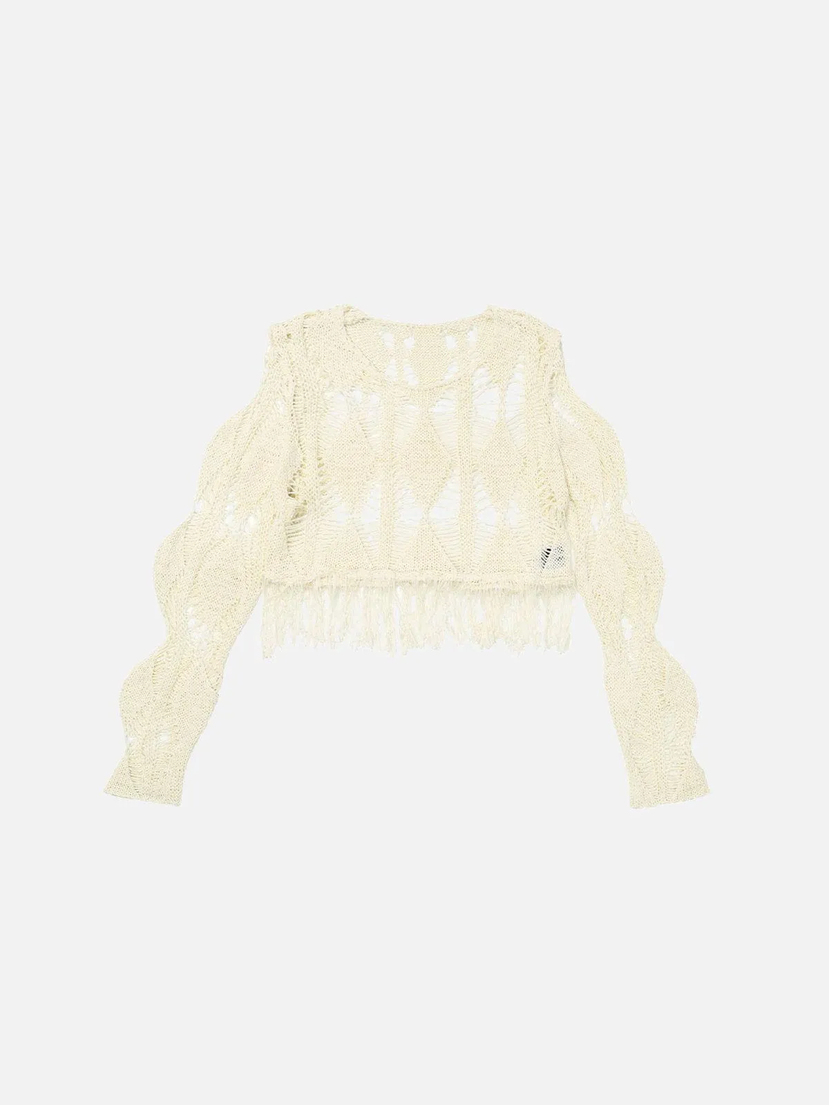 Aelfric Eden Distressed Cut-Out Sweater