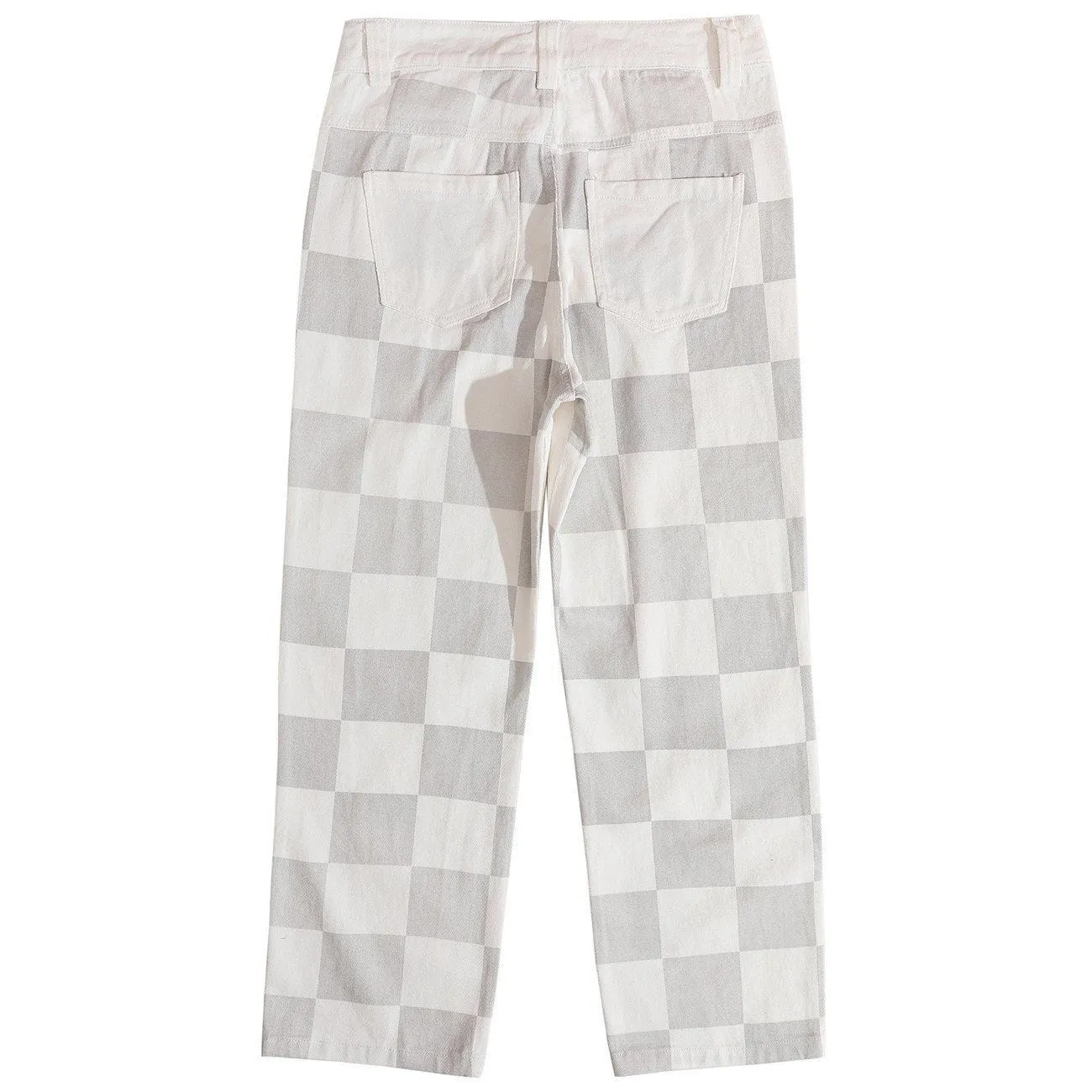 AlanBalen® - Checkerboard Jeans