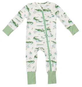 Angel Dear Gators Bamboo Zipper Romper