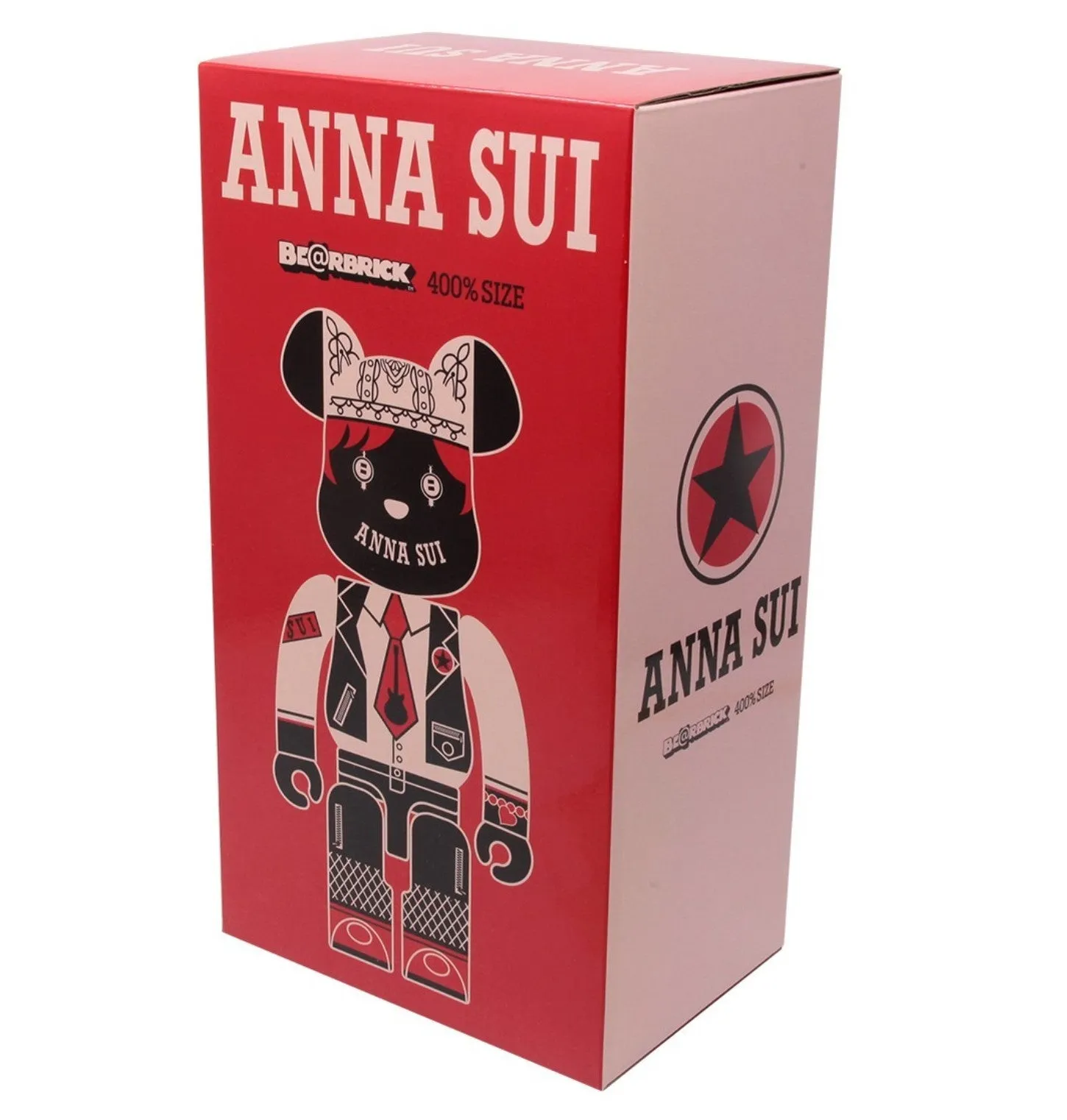 Anna Sui- Red/Beige 400%  Be@rbrick