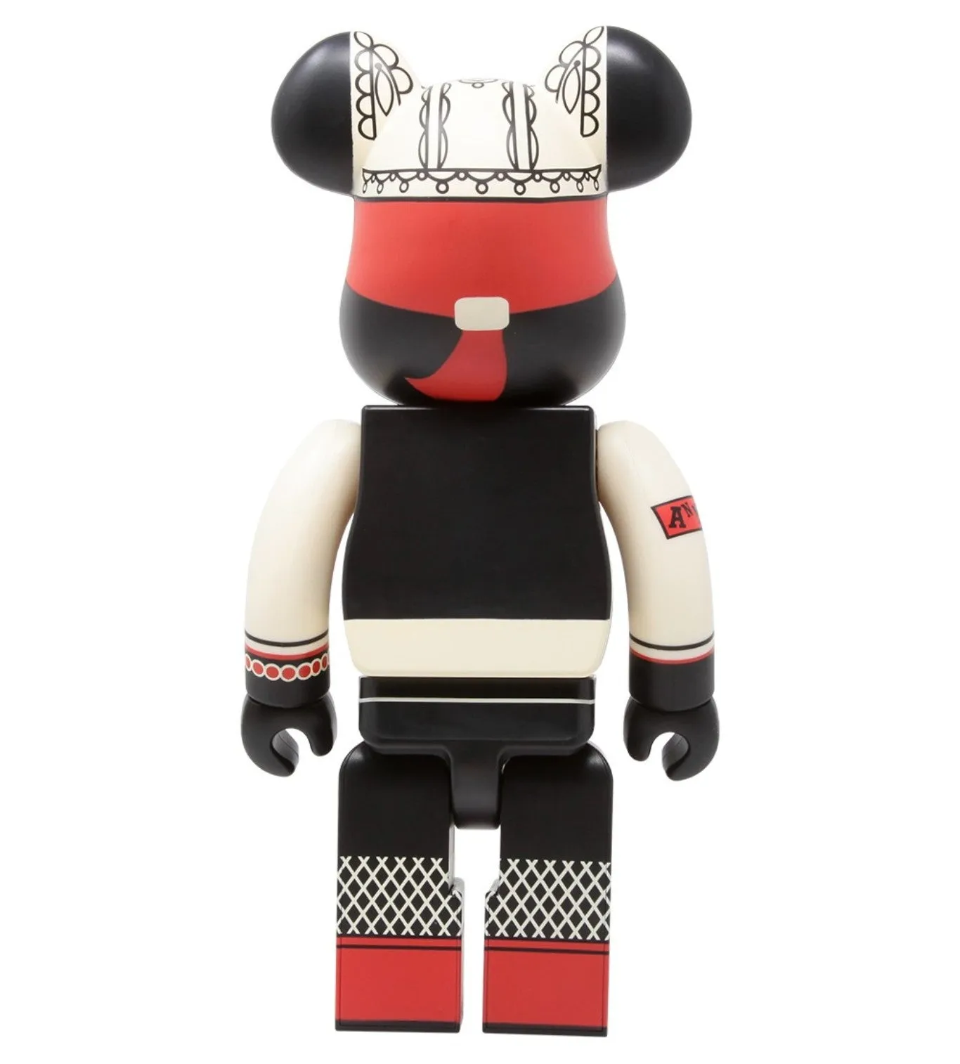 Anna Sui- Red/Beige 400%  Be@rbrick