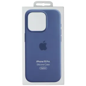 Apple Official Silicone Case for MagSafe for iPhone 15 Pro - Winter Blue