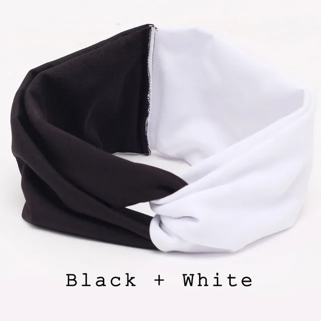 Aproms Twist Turban Headband for Women Hair Accessories Stretch Hairbands Girls Headwear Headbands Head Wrap Band Bandanas