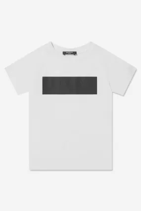 Balmain Boys Cotton Branded T-Shirt