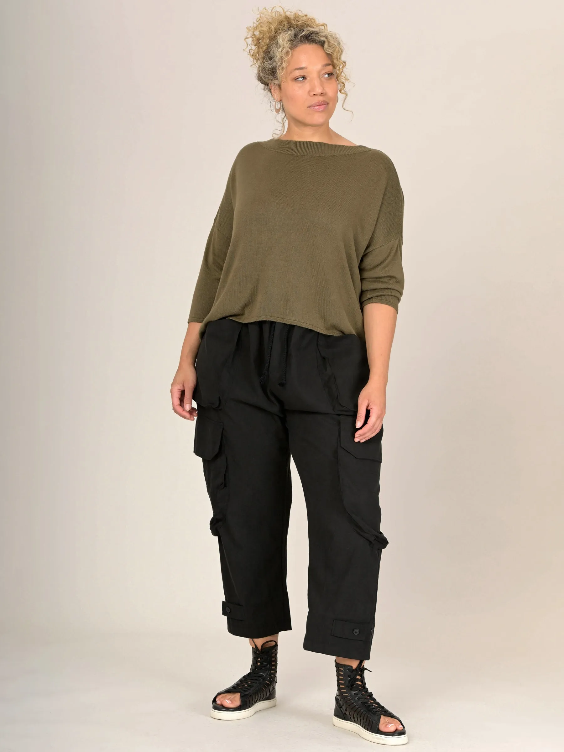 Bamboo Boat Neck Sweater