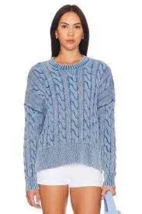 BEACH RIOT-CALLIE SWEATER-DENIM DAZE