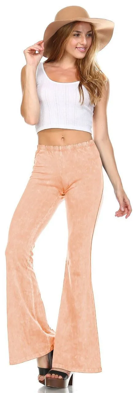 Bell Bottoms Yoga Pants Denim Colored Camel