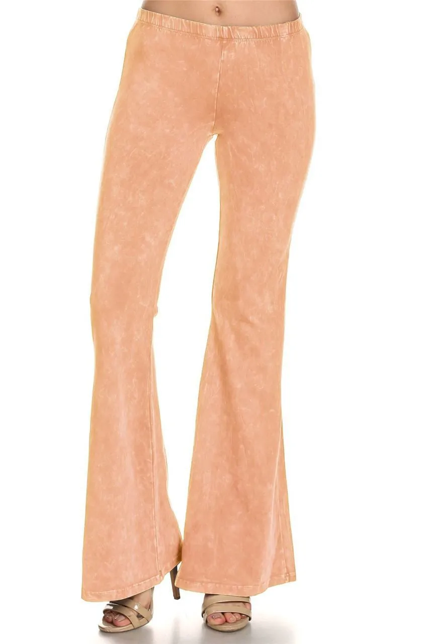 Bell Bottoms Yoga Pants Denim Colored Camel