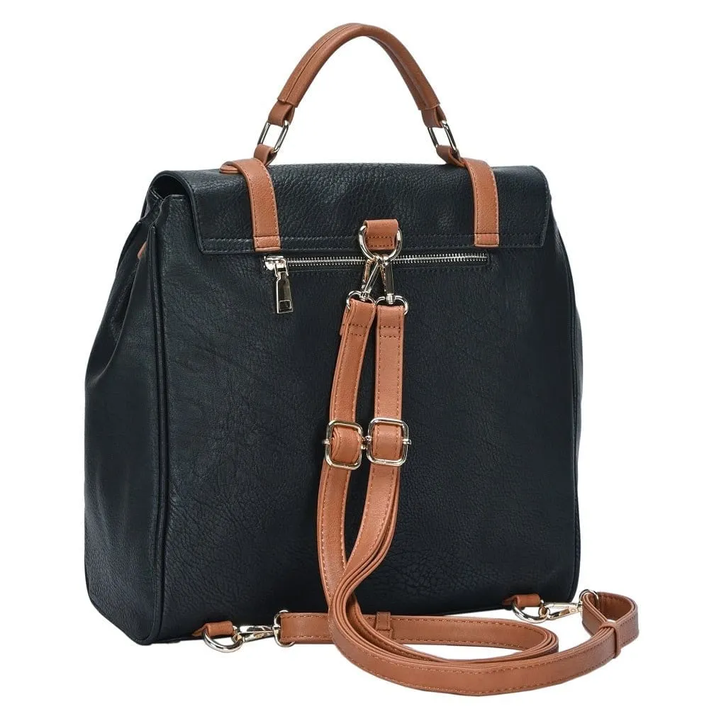 BGS44028 Buckle Flap Over Fashion Backpack