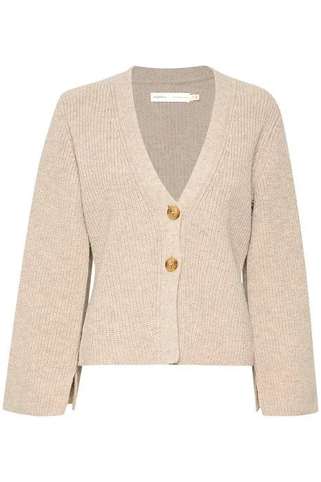 BriyaIW Cardigan - Oatmeal Melange