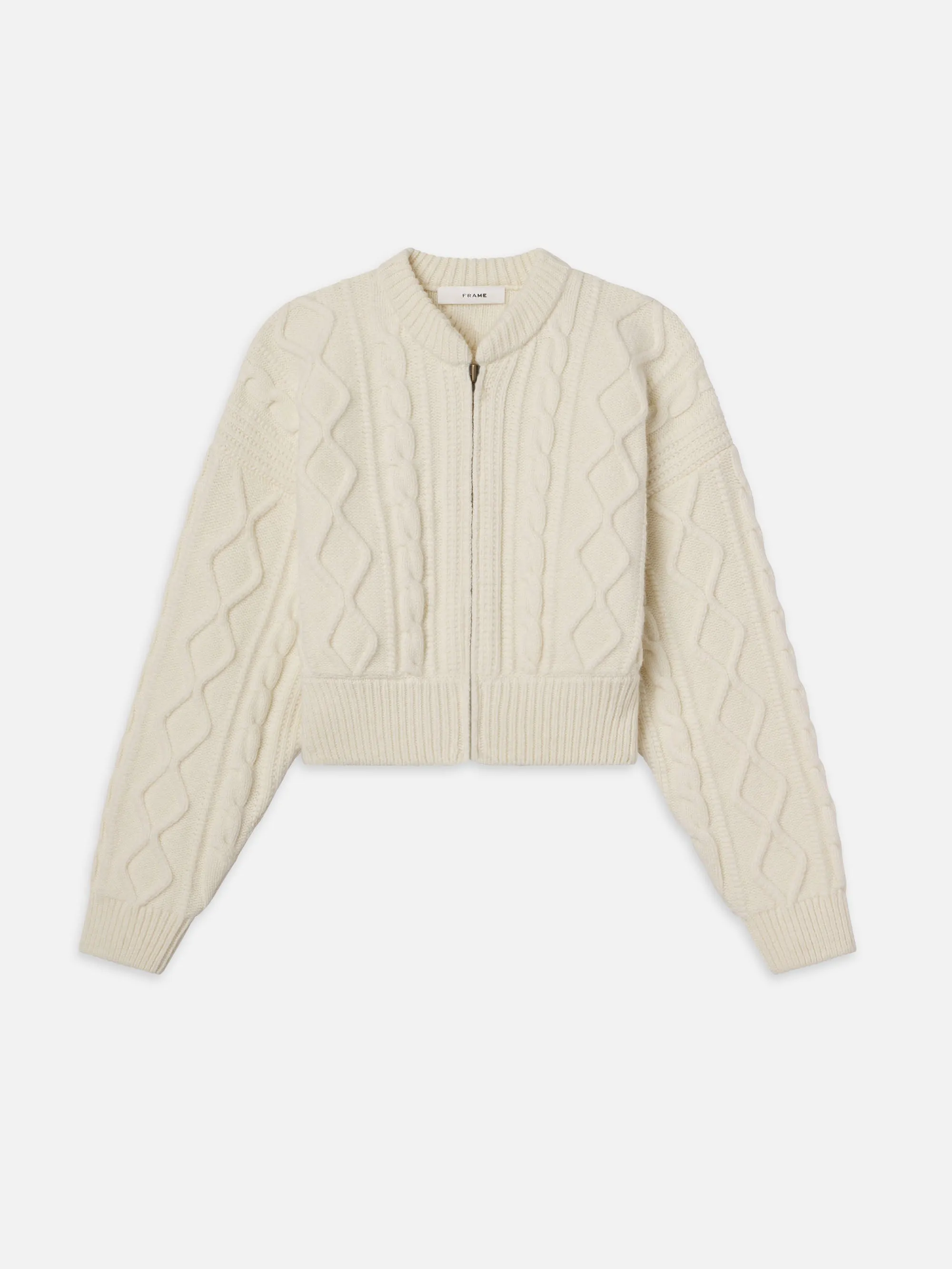 Cable Cardi -- Cream