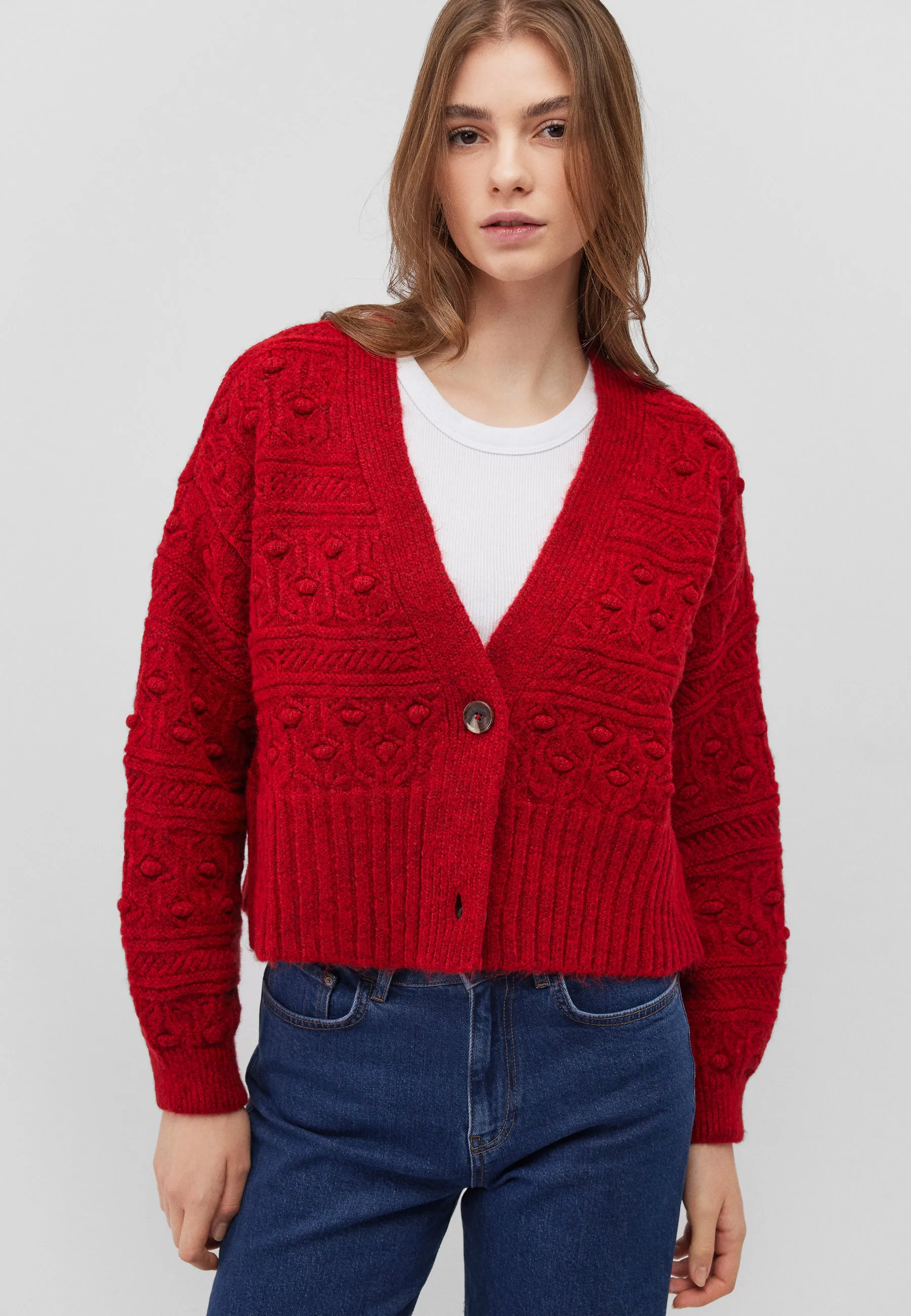 CARDIGAN | Cardigan verkürzt