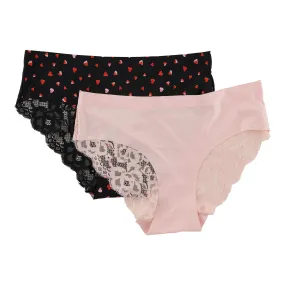 Carisma Women's Hipster Print Underwear, 2-Pack