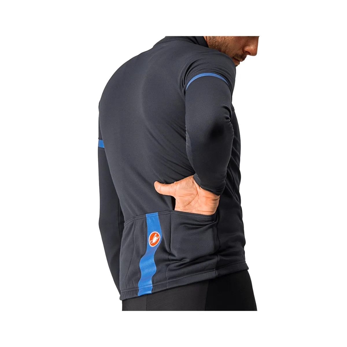 Castelli Fondo 2 FZ Long Sleeve Jersey Black