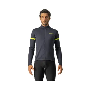 Castelli Fondo 2 FZ Long Sleeve Jersey Dark Grey