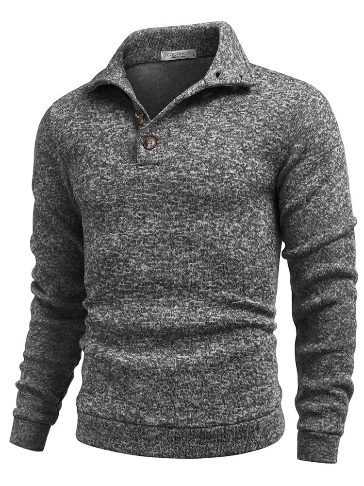 Casual Thermal Texured Knitted Sweatshirt (US Only)