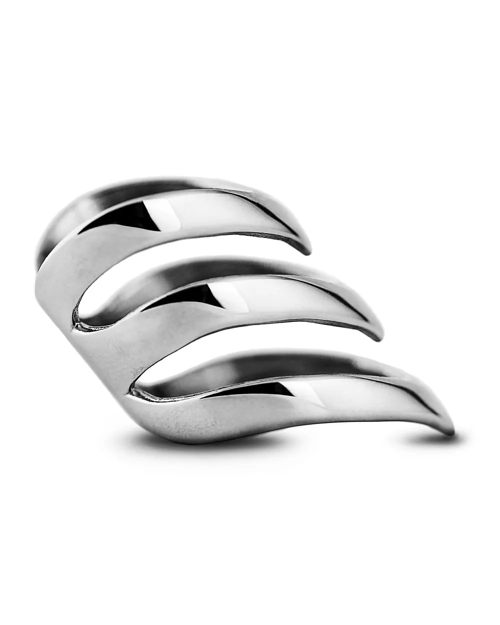 Chase Ring in Mirror Steel