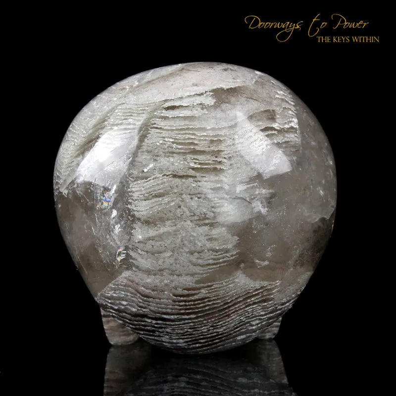 Chlorite in Quartz Magical Child Crystal Skull 'Through the Sands of Time'