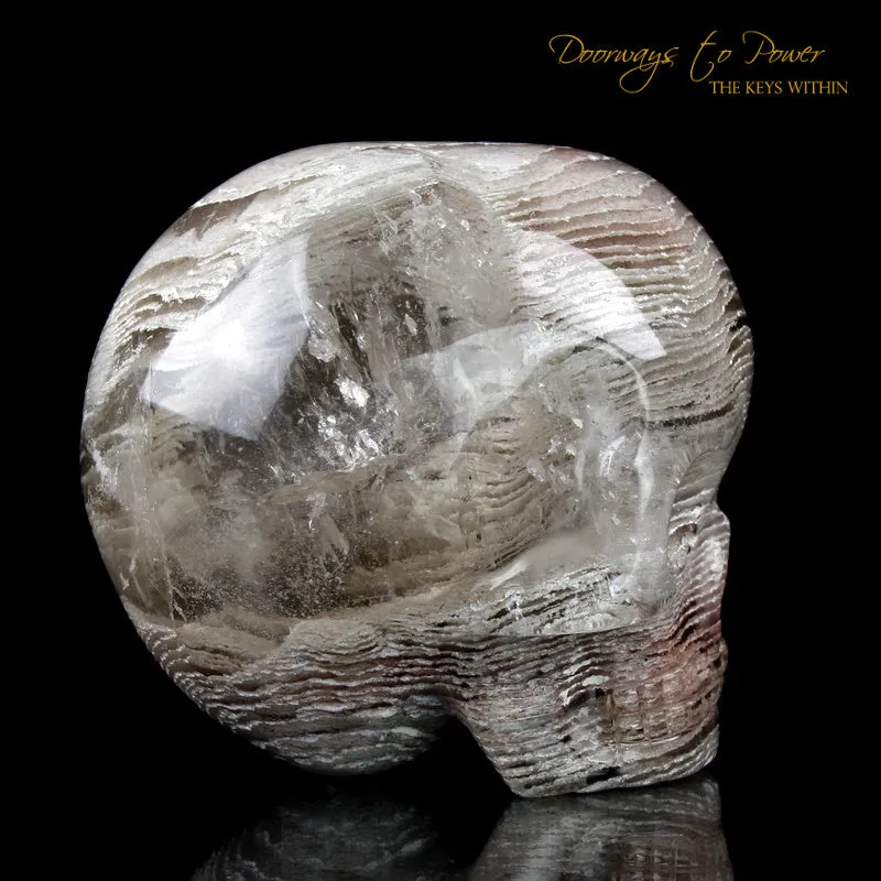 Chlorite in Quartz Magical Child Crystal Skull 'Through the Sands of Time'