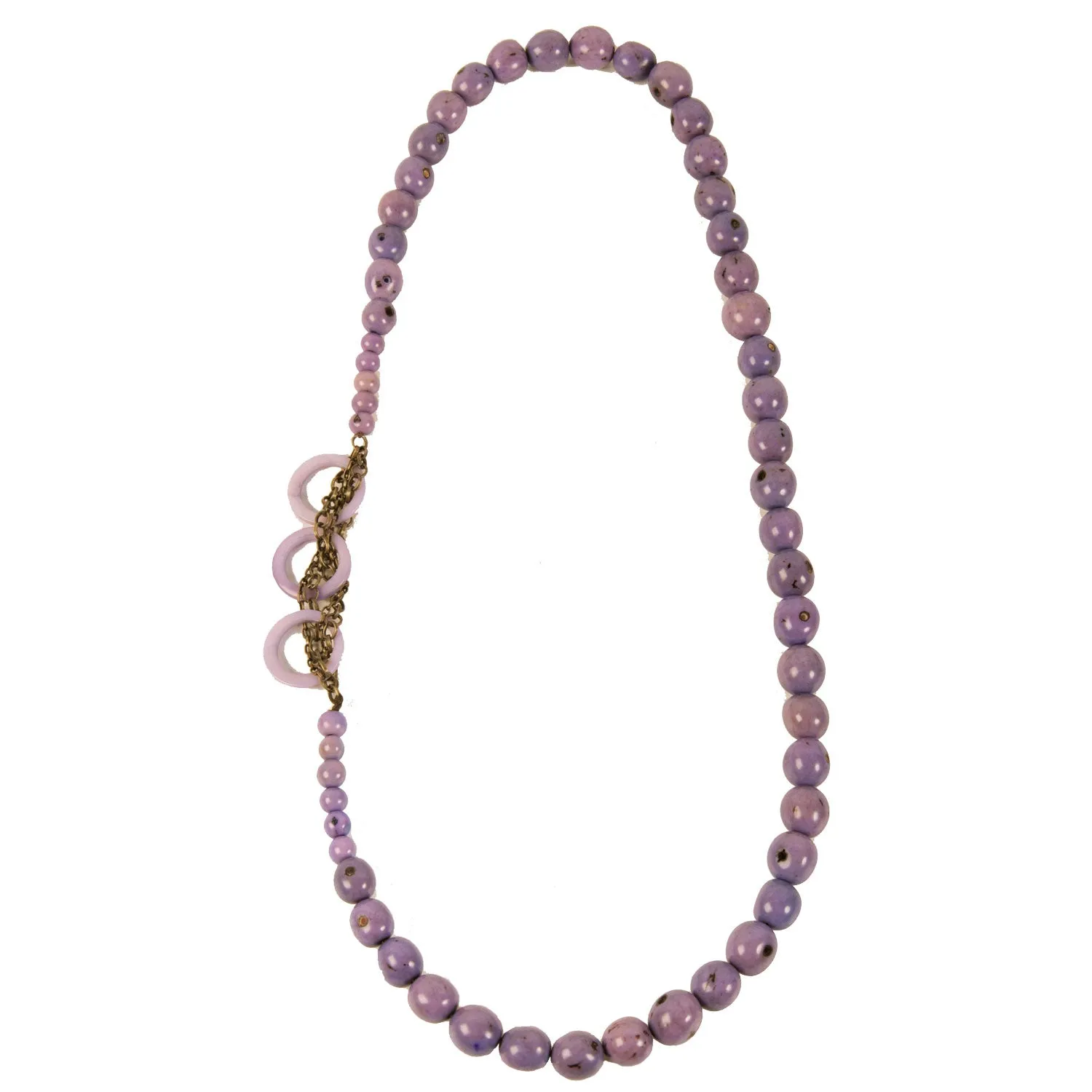 Circle Chain Necklace in Lavender Faire Collection