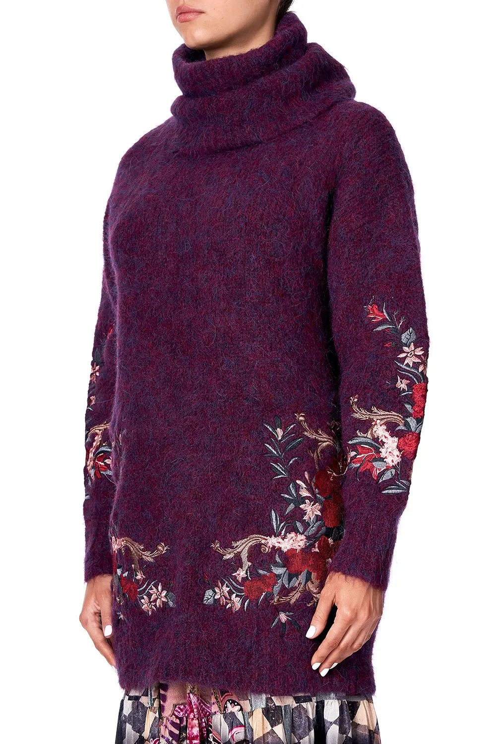 COCOON KNIT JUMPER VIOLET CITY