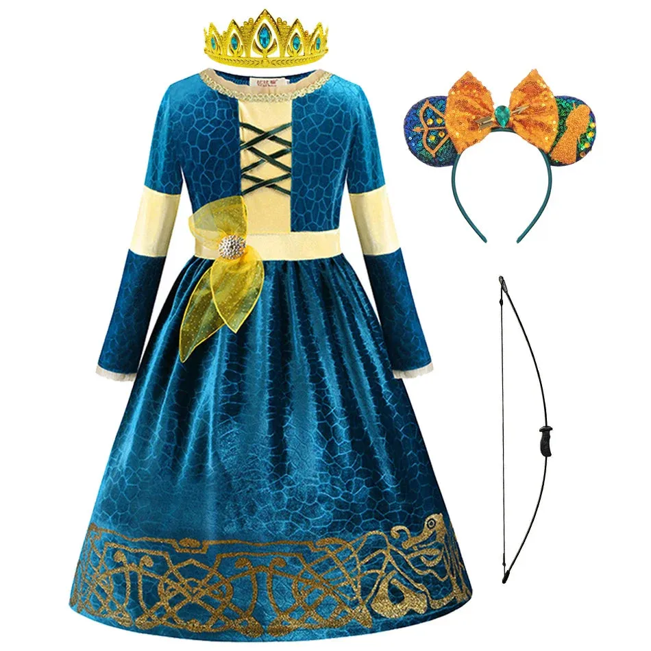 Colorful Magical Princess Kid Dresses