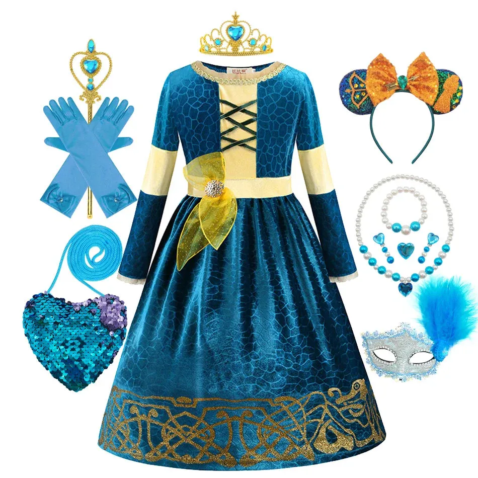 Colorful Magical Princess Kid Dresses