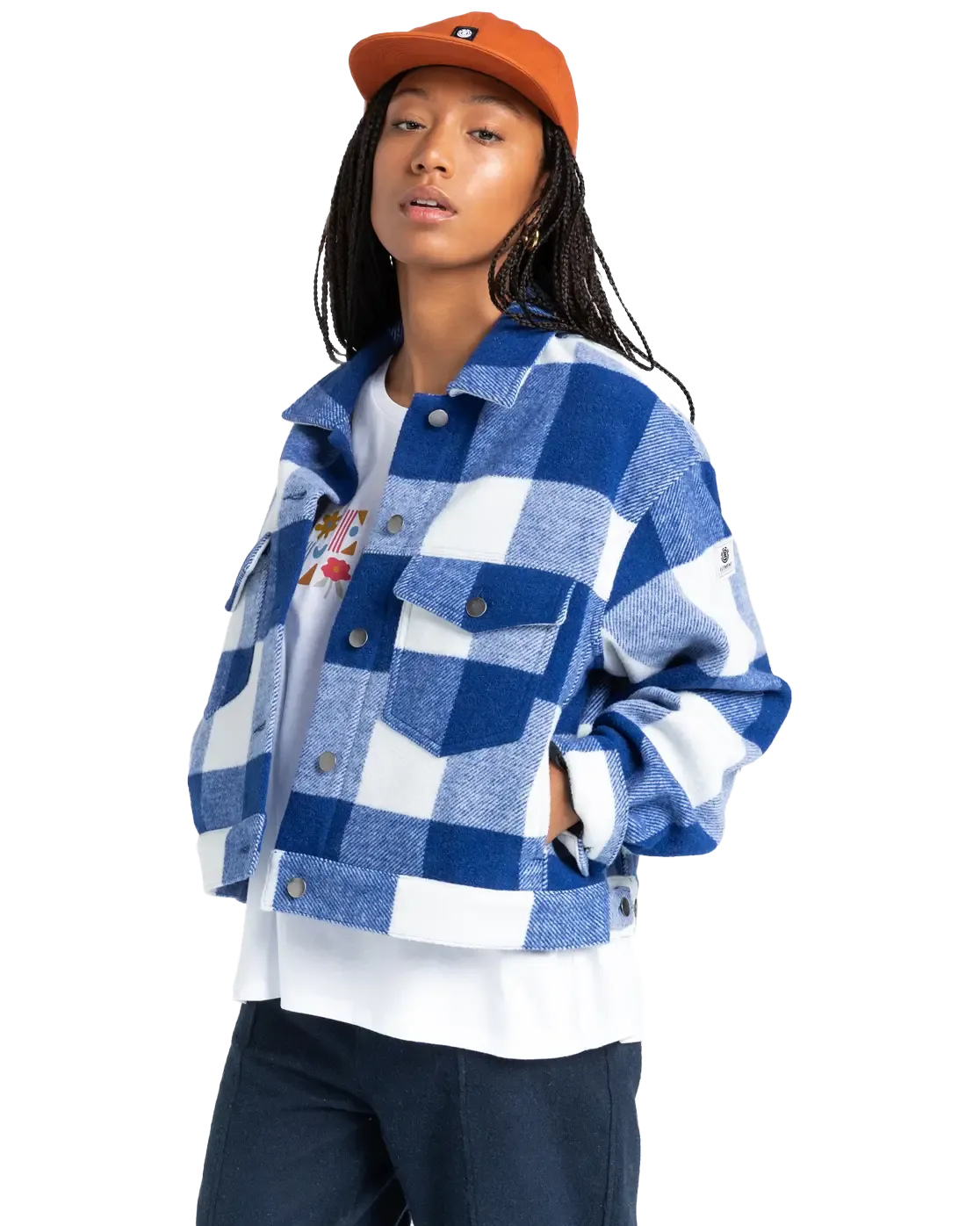 Craft Trucker Jacket in Buffalo Blue