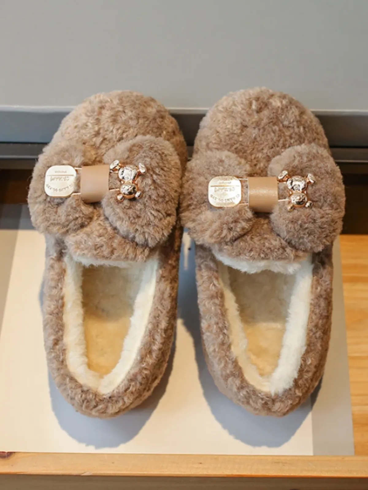 Cuddly Chic Faux Fur Loafers By Liv And Mia