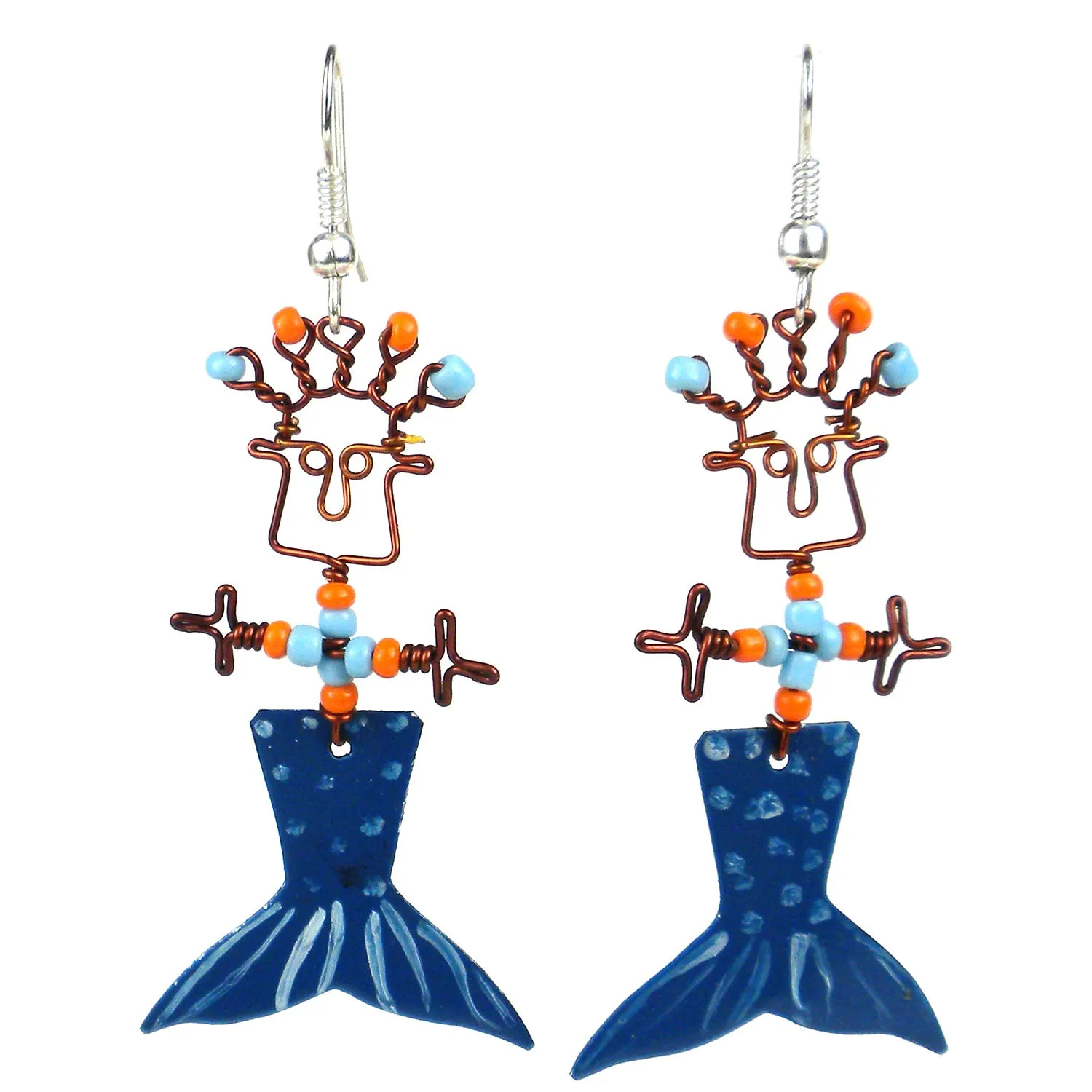 Dancing Girl Mermaid Earrings Creative Alternatives