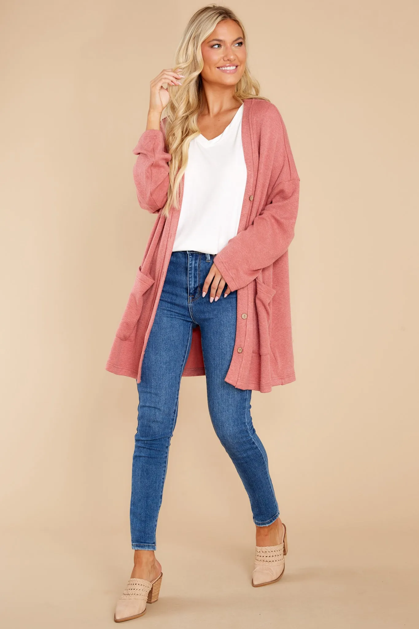 Days Like This Rose Pink Cardigan