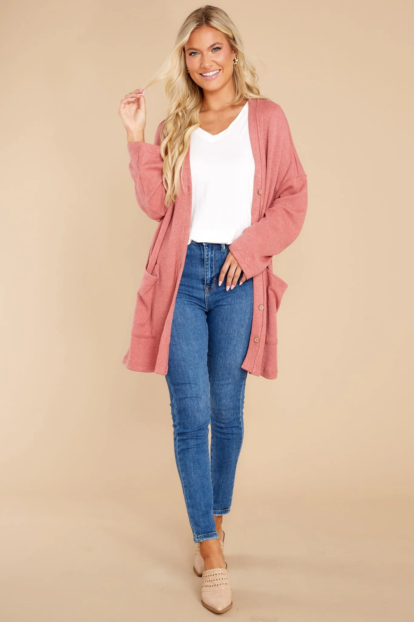 Days Like This Rose Pink Cardigan