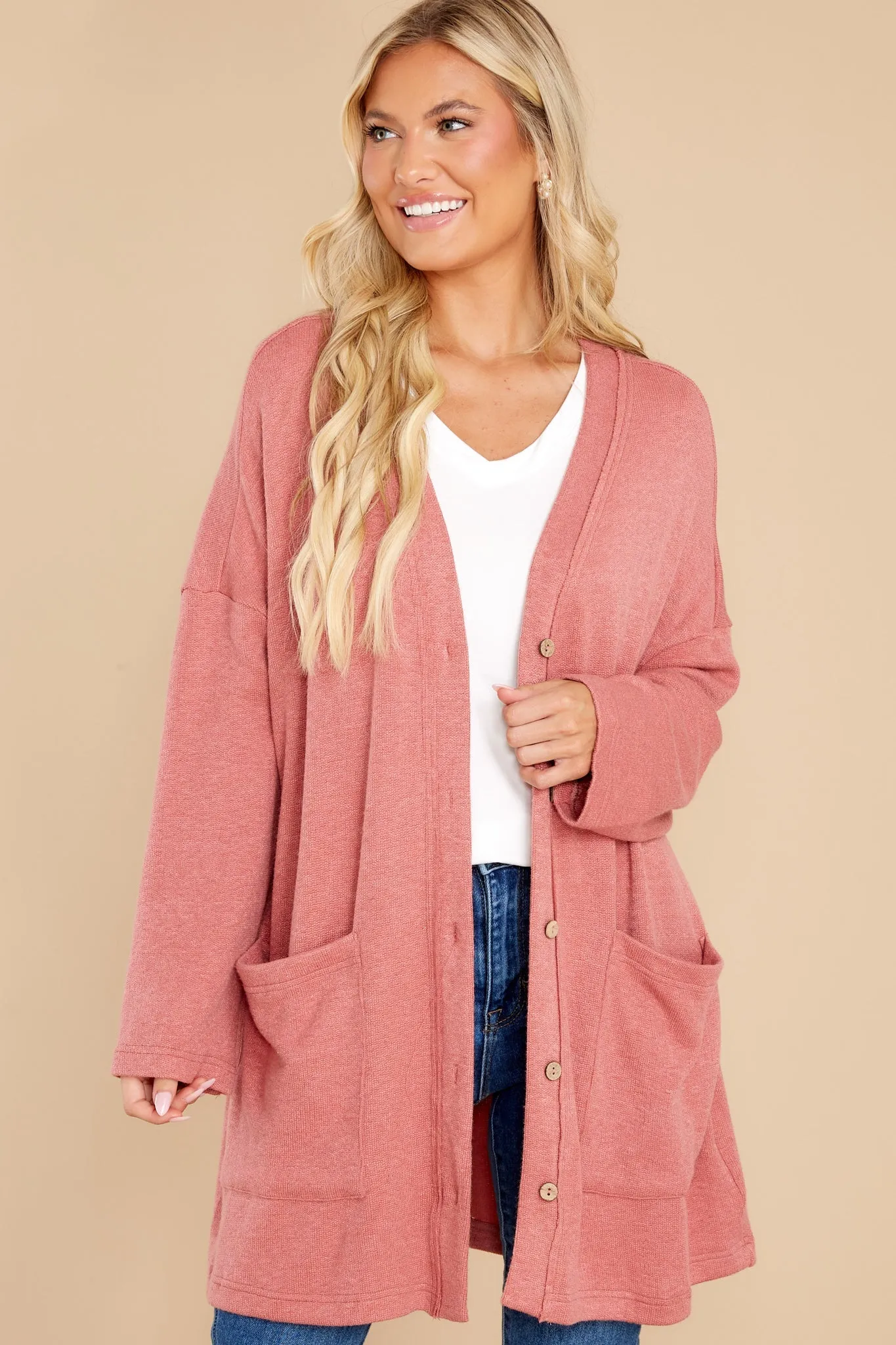 Days Like This Rose Pink Cardigan