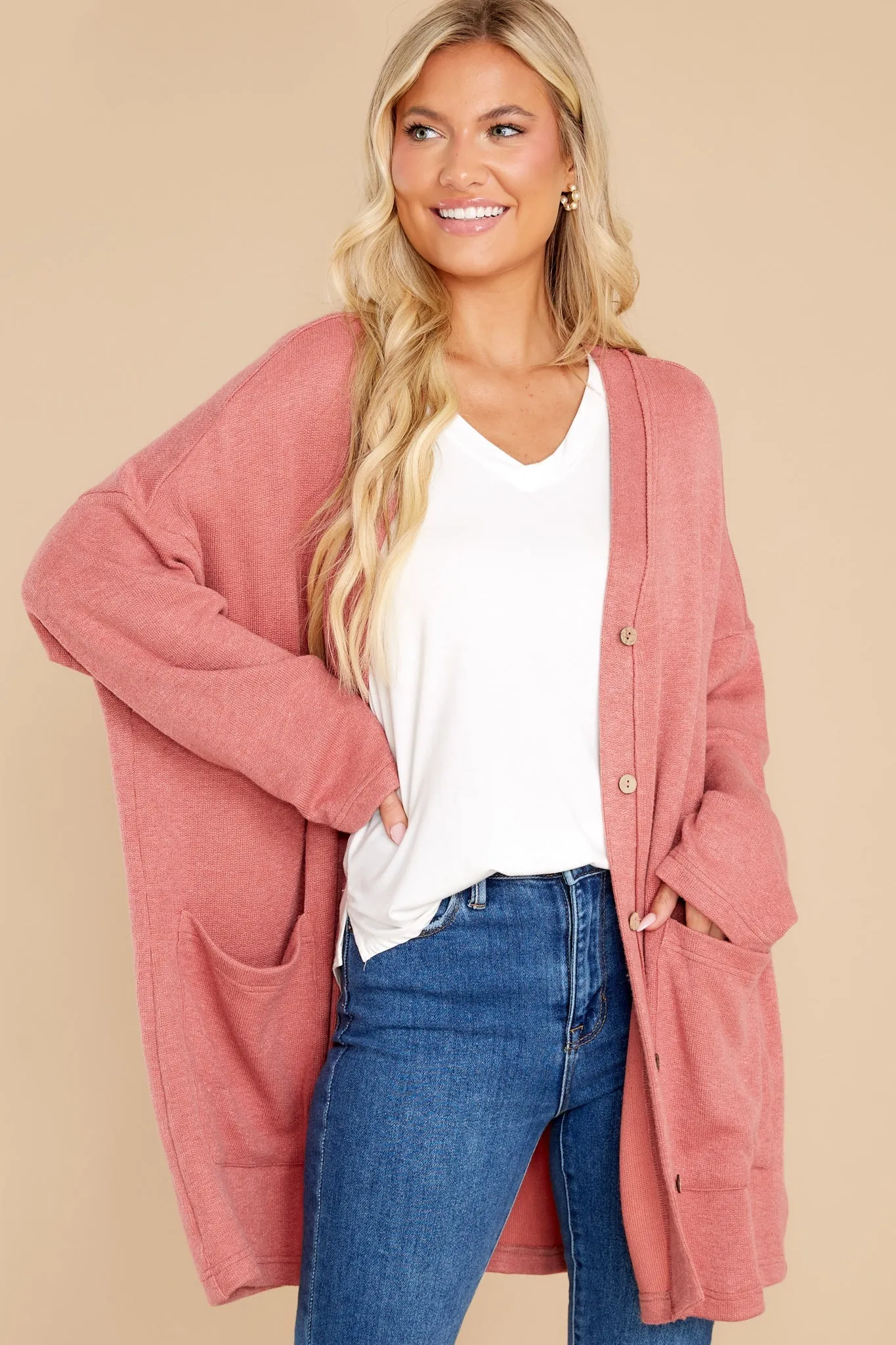 Days Like This Rose Pink Cardigan