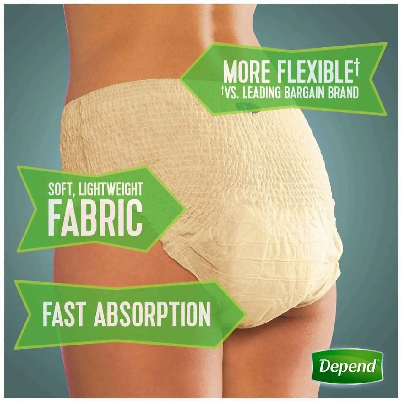 Depend FIT-FLEX Underwear for Women, Maximum