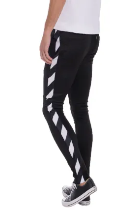 DIAGONAL TRACK PANTS