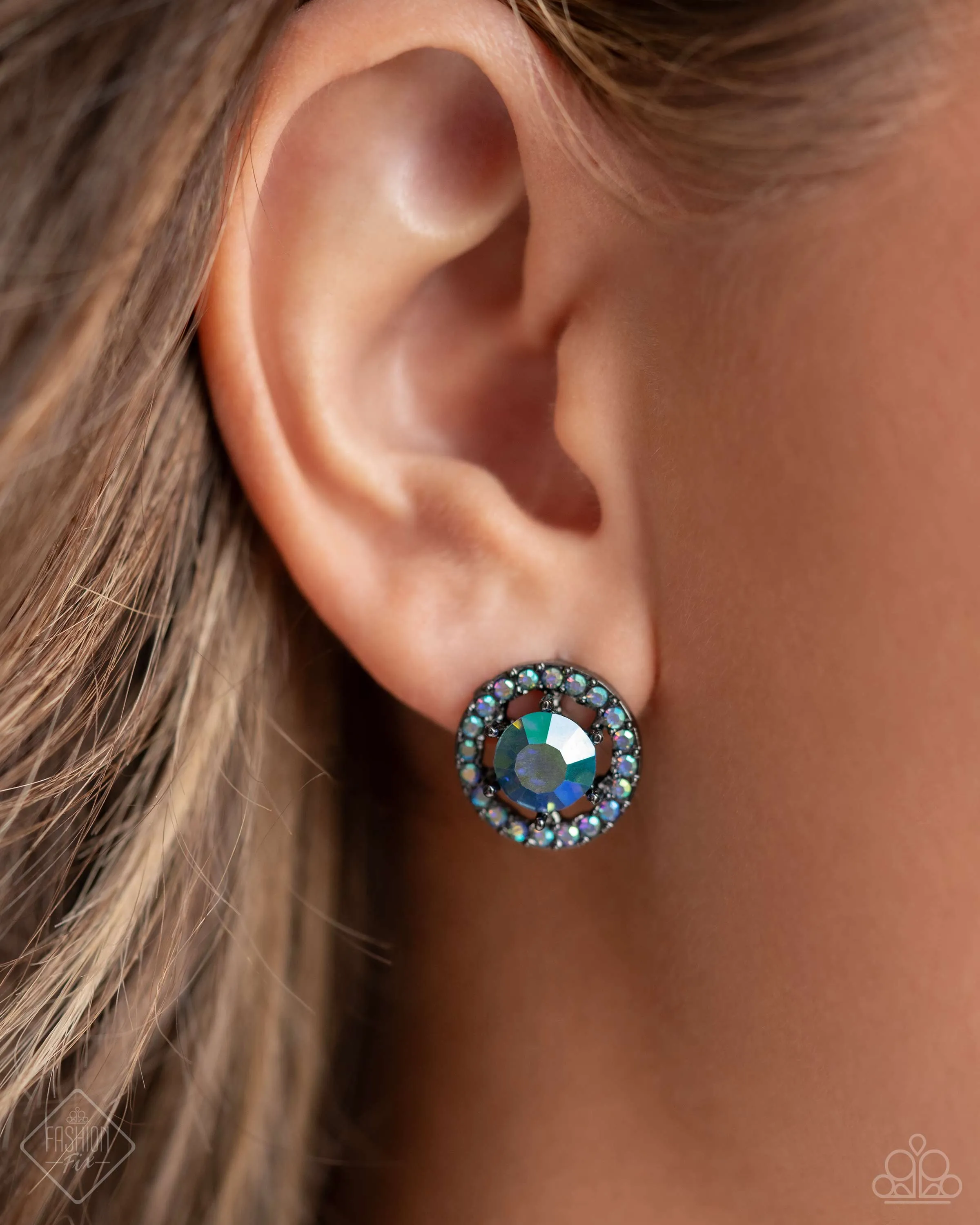 Earrings Dynamic Dominance - Blue E191 POST