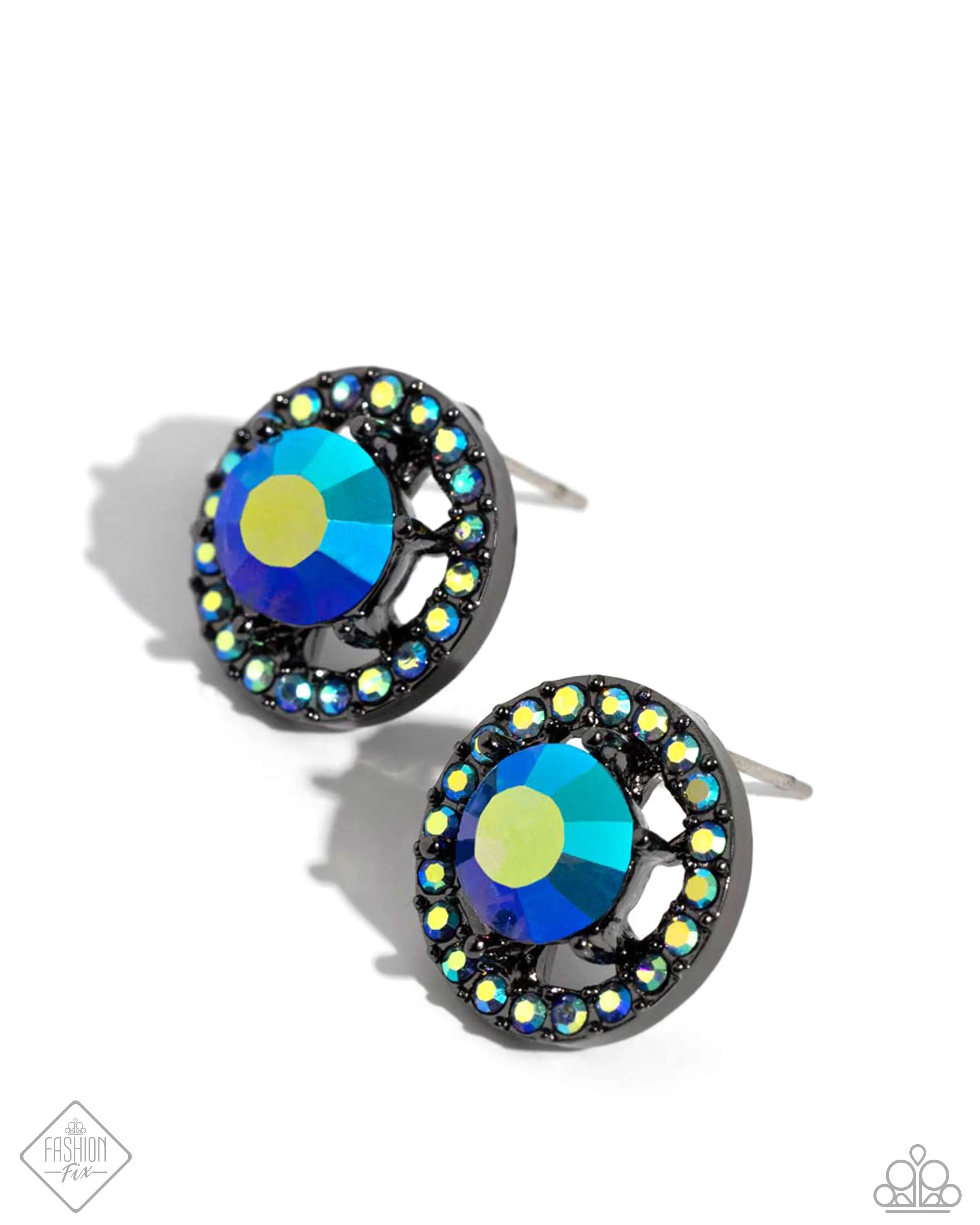 Earrings Dynamic Dominance - Blue E191 POST