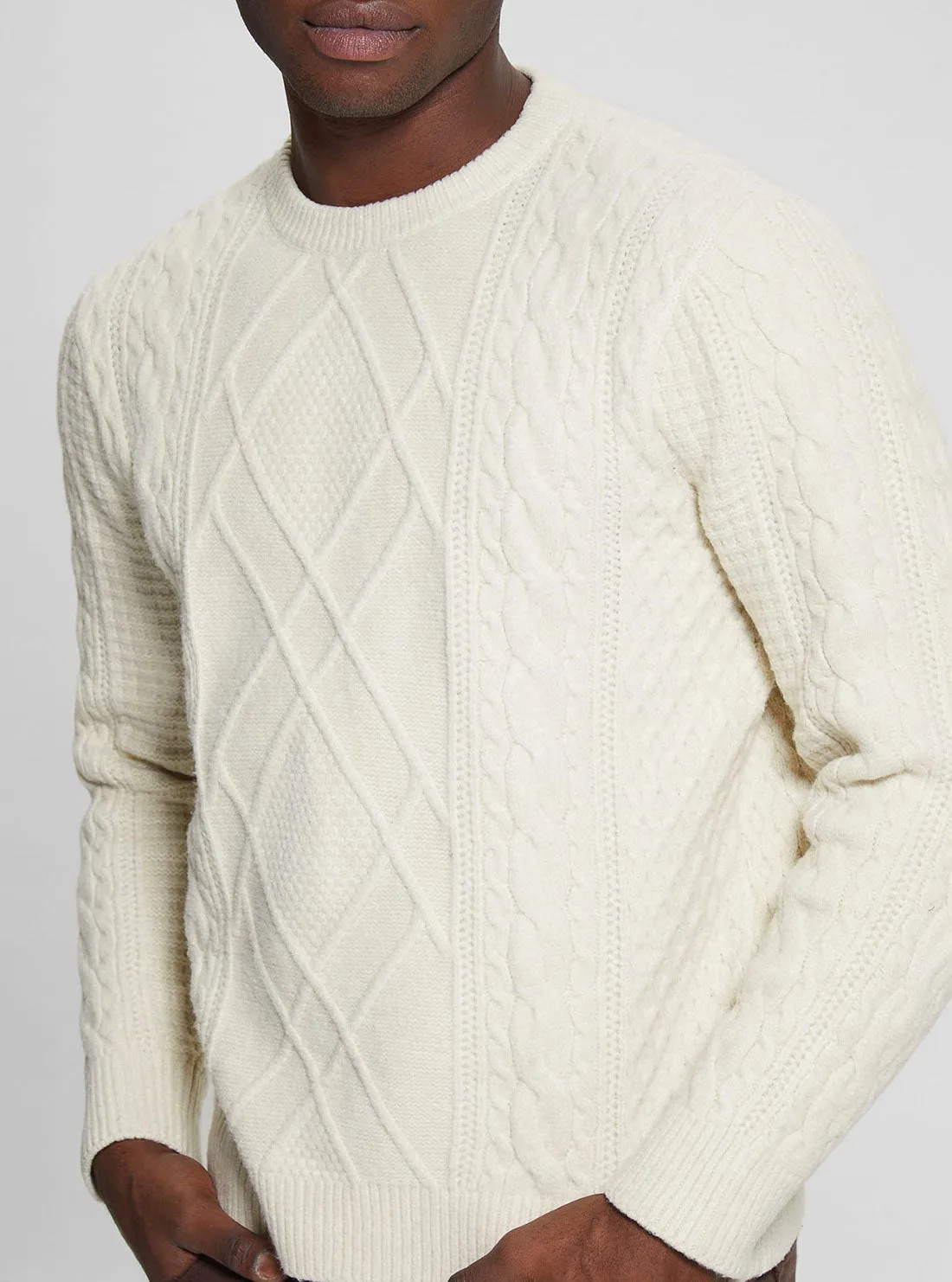 Eco Pearl Cable Knit Jumper