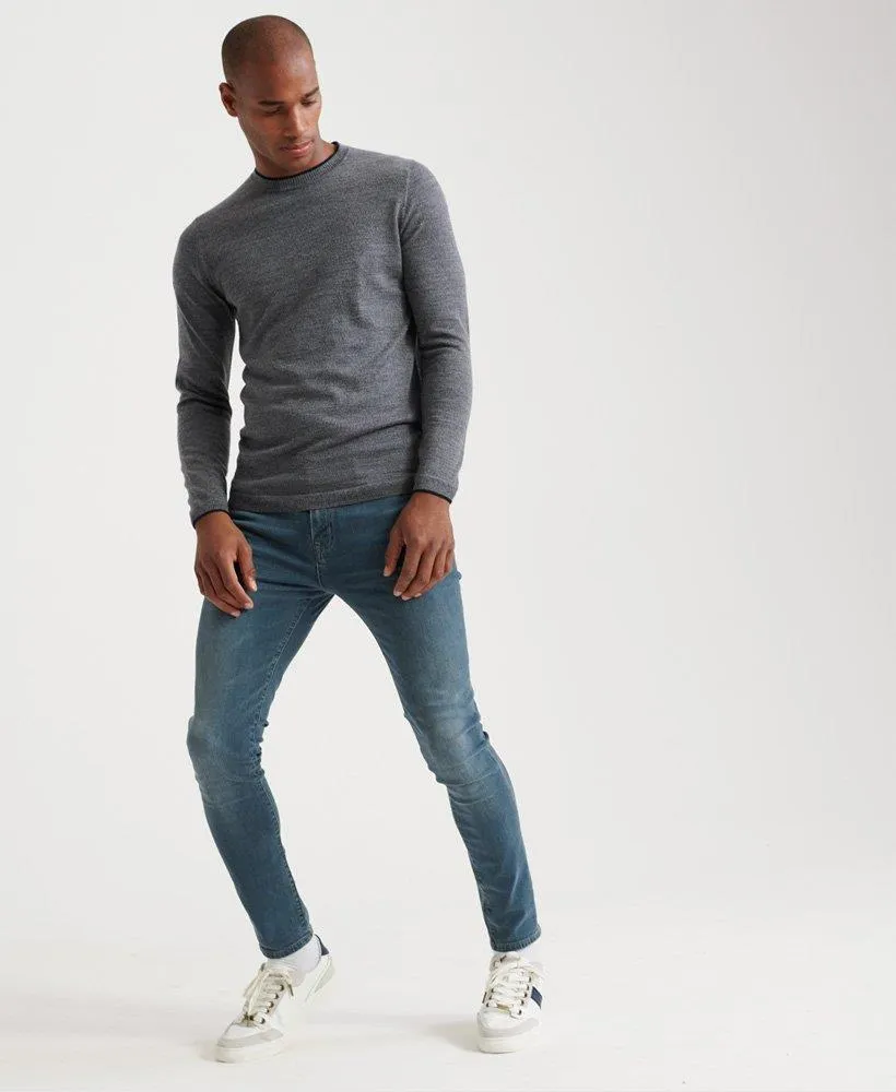 Edit Merino Crew Jumper (Granite Marl)