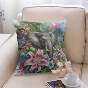 Enchanted Elephant Pillow Cover