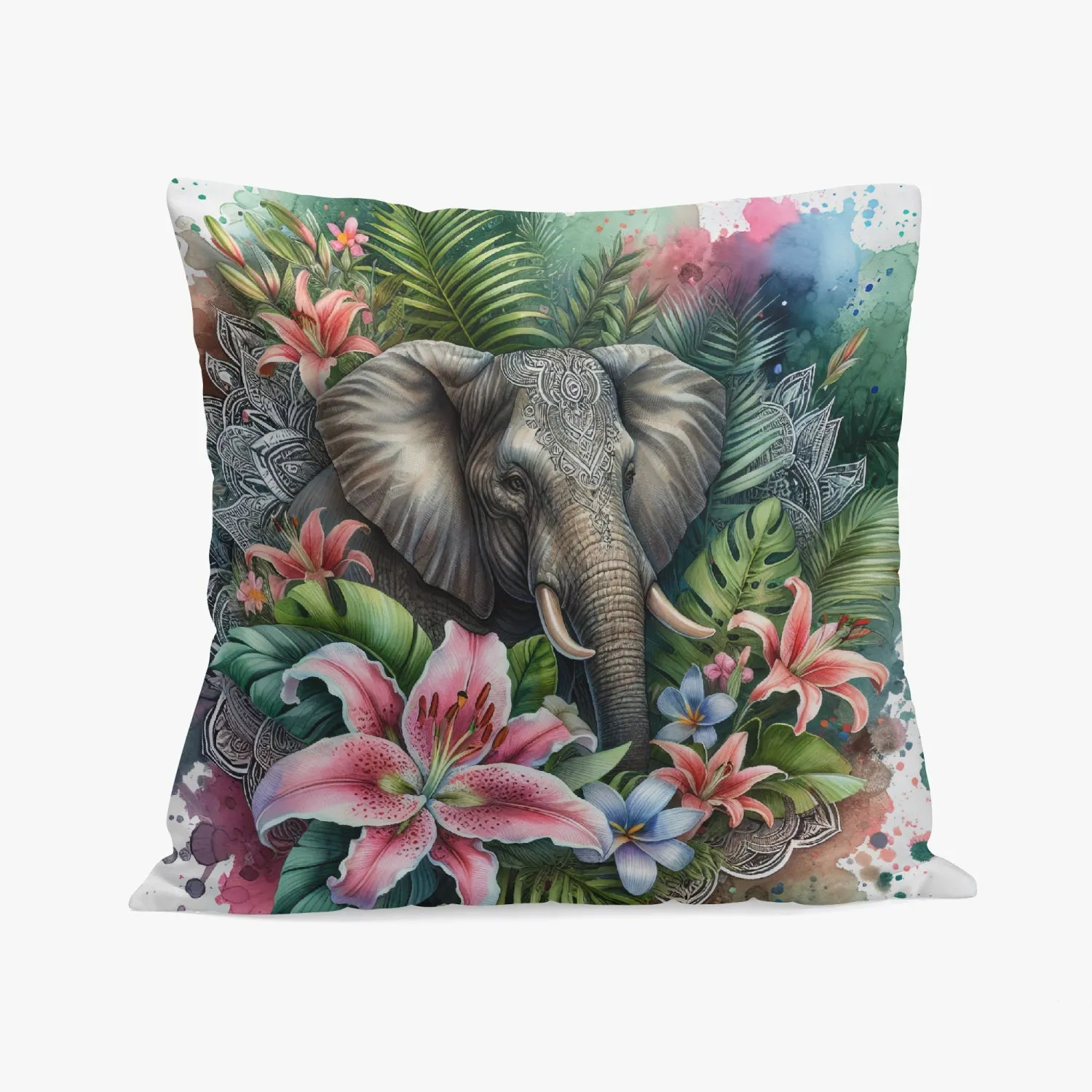 Enchanted Elephant Pillow Cover