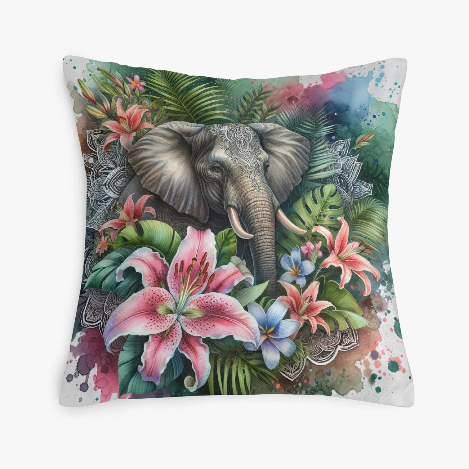 Enchanted Elephant Pillow Cover