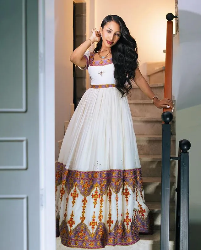 Exquisite Habesha Dress Modern Habesha Kemis Gorgeous Event Style