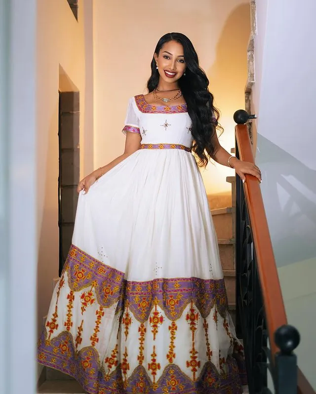 Exquisite Habesha Dress Modern Habesha Kemis Gorgeous Event Style