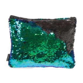 FA Magic Sequin Cosmetic/Pencil Pouch - Mermaid/Black