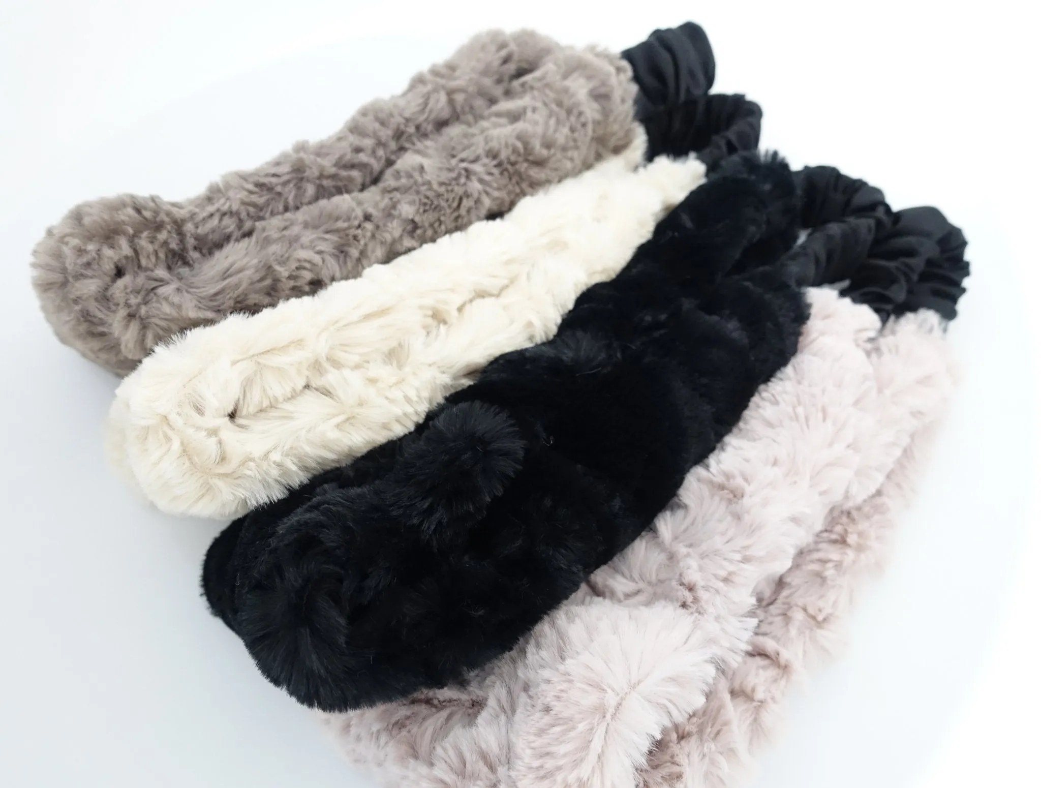 Fabric Fur Winter Fashion Hair turban Headband